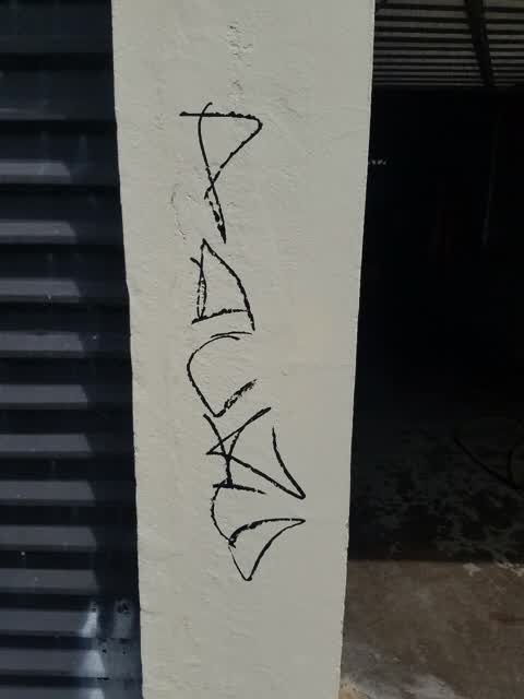 Graffiti, a report photo