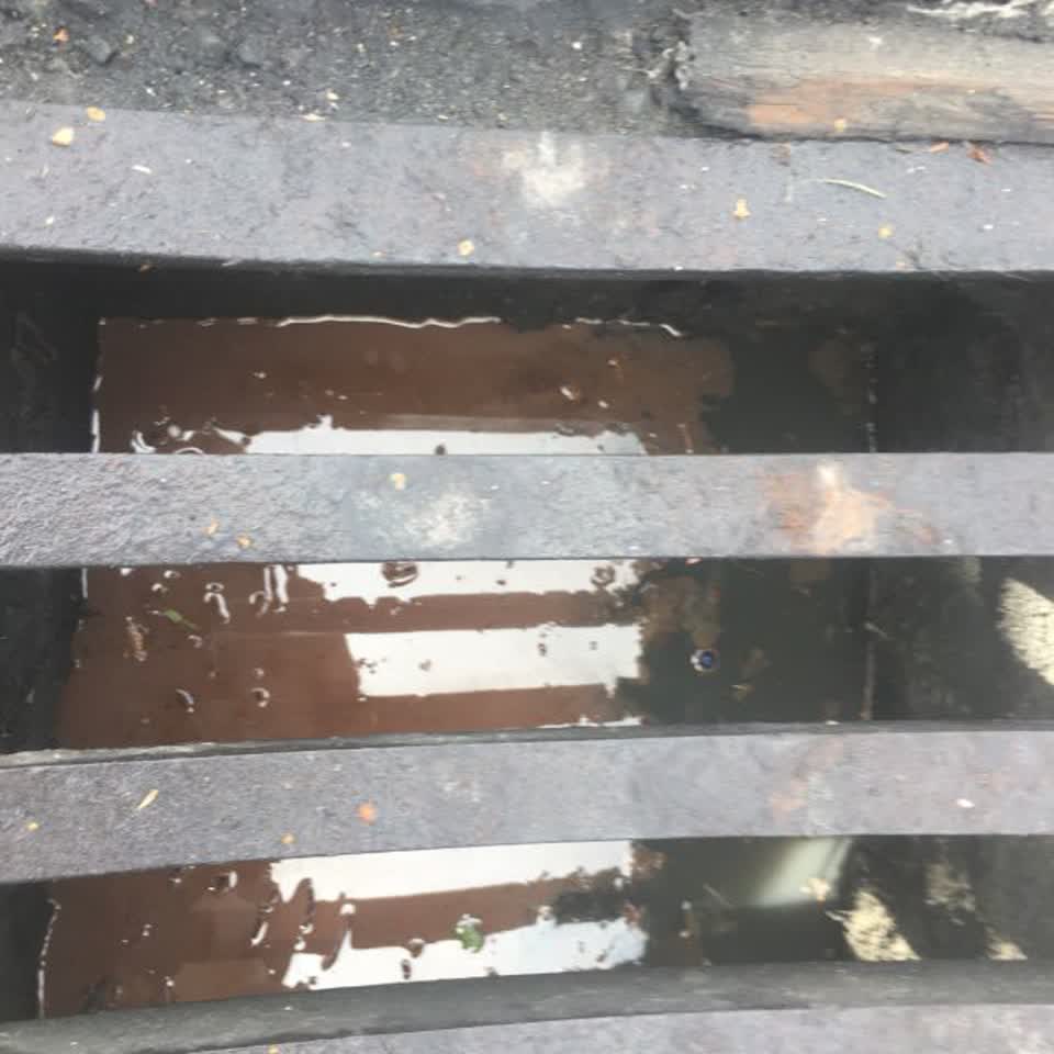 The photograph attached to this wastewater/stormwater report