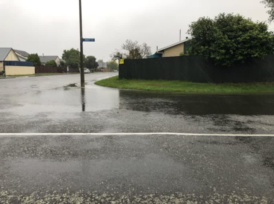 The photograph attached to this wastewater/stormwater report