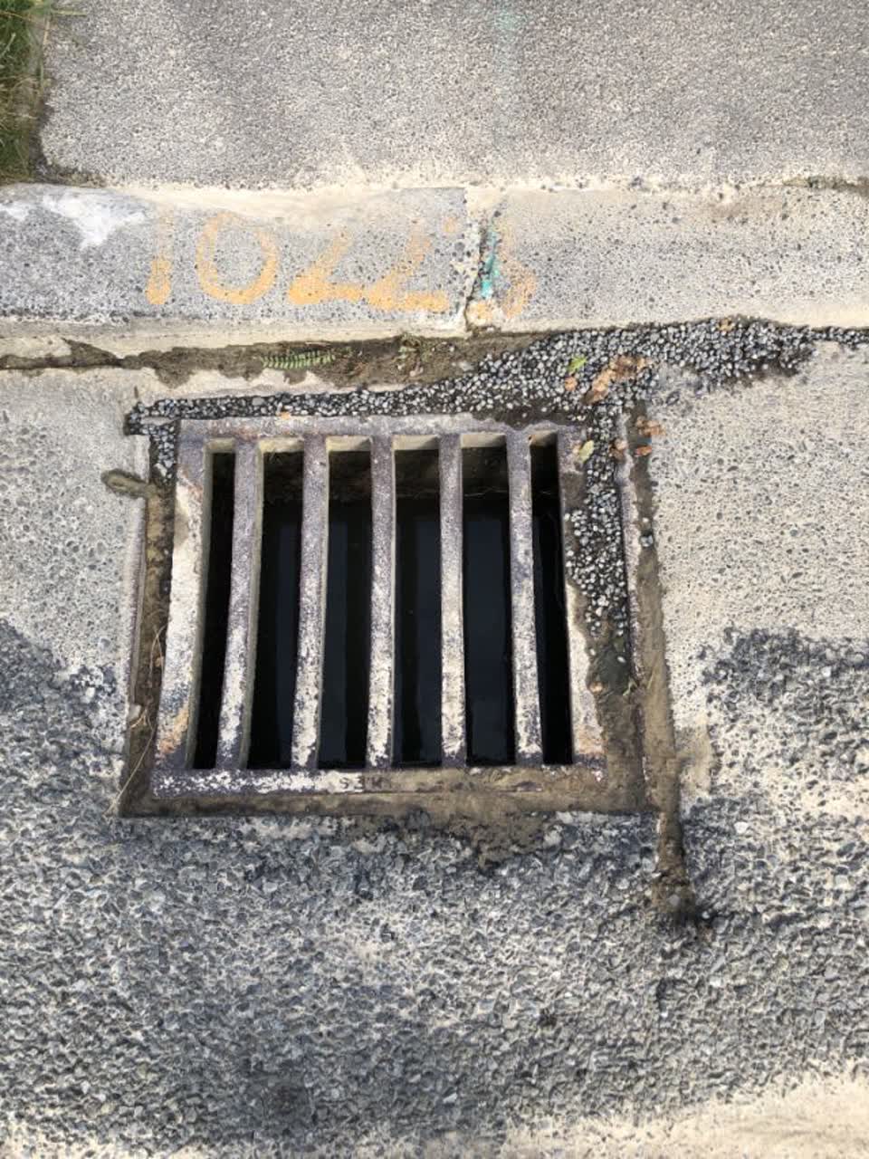 The photograph attached to this wastewater/stormwater report