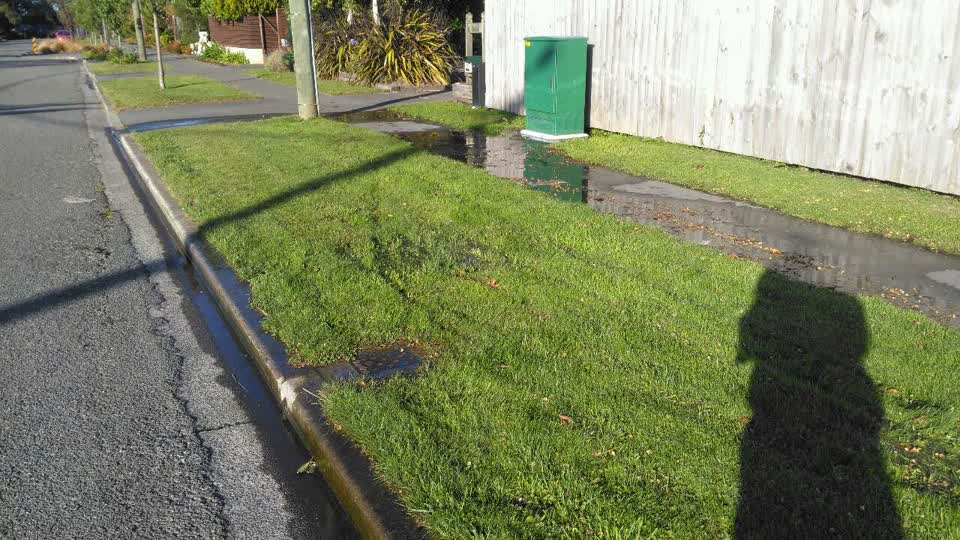 The photograph attached to this water supply report