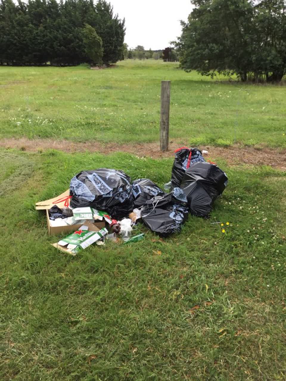 The photograph attached to this rubbish/recycling report
