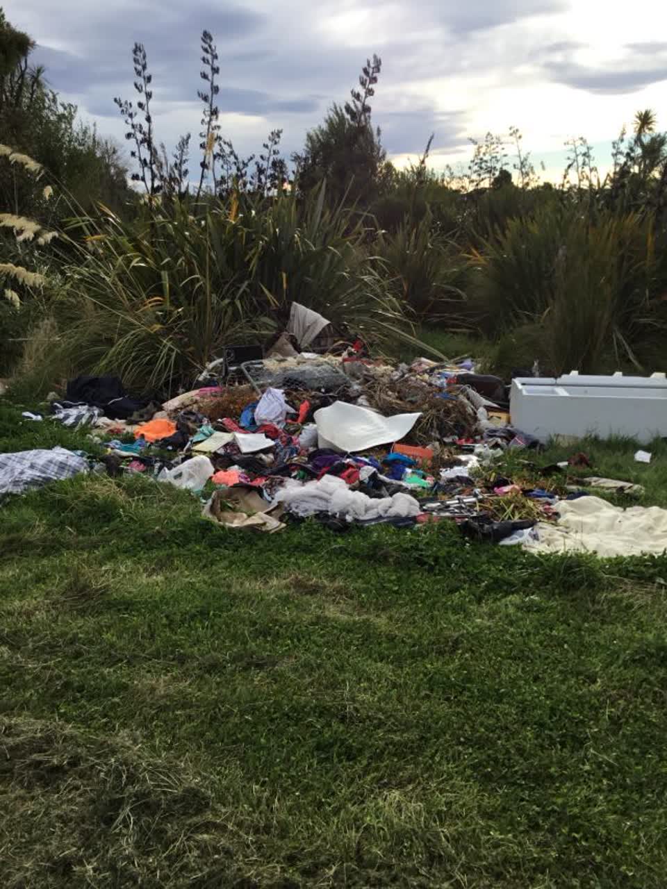 The photograph attached to this rubbish/recycling report