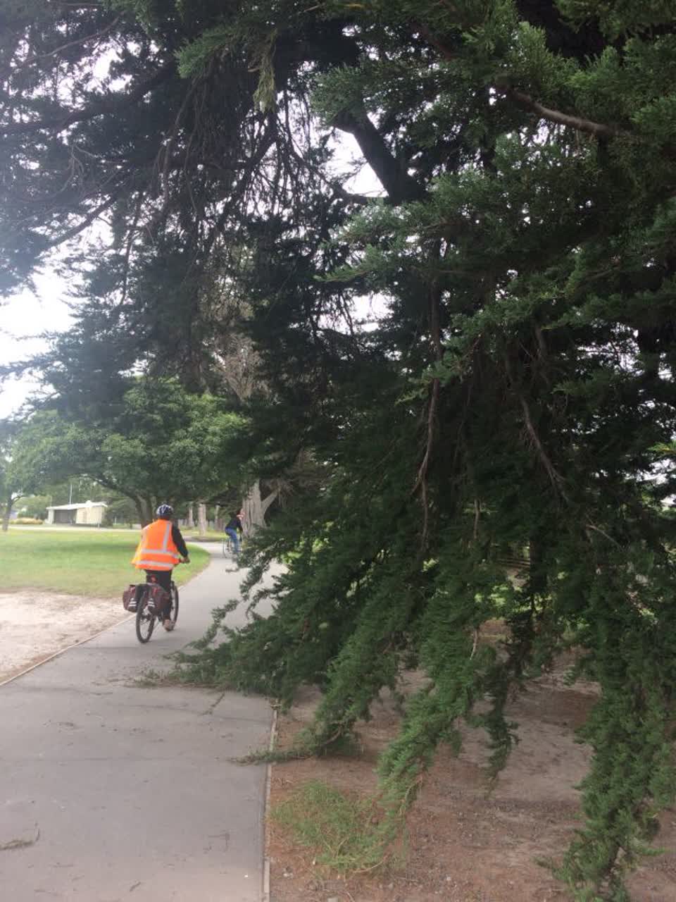 The photograph attached to this parks report