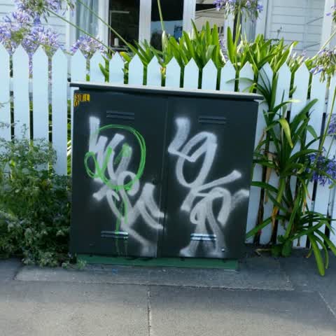 Graffiti, a report photo