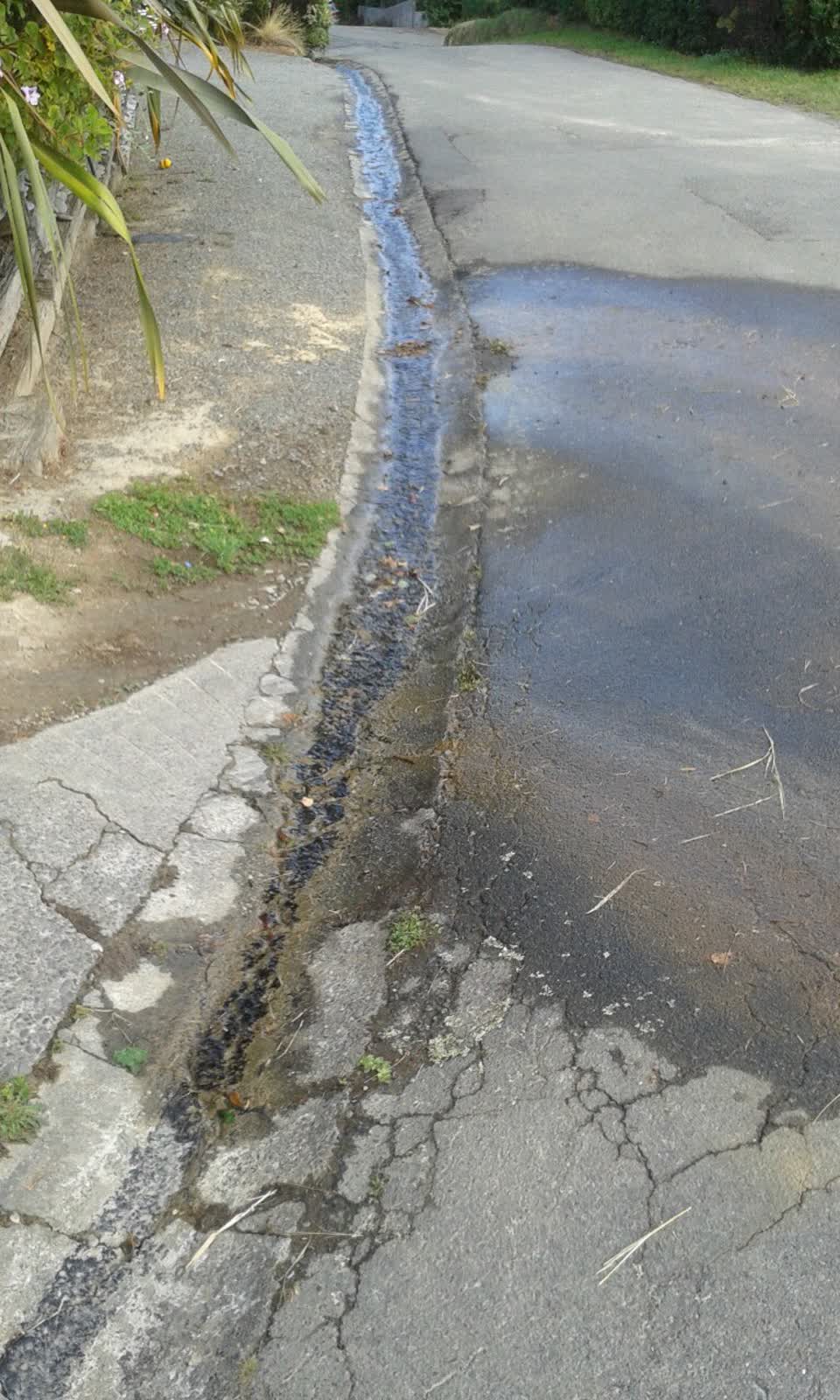 The photograph attached to this wastewater/stormwater report