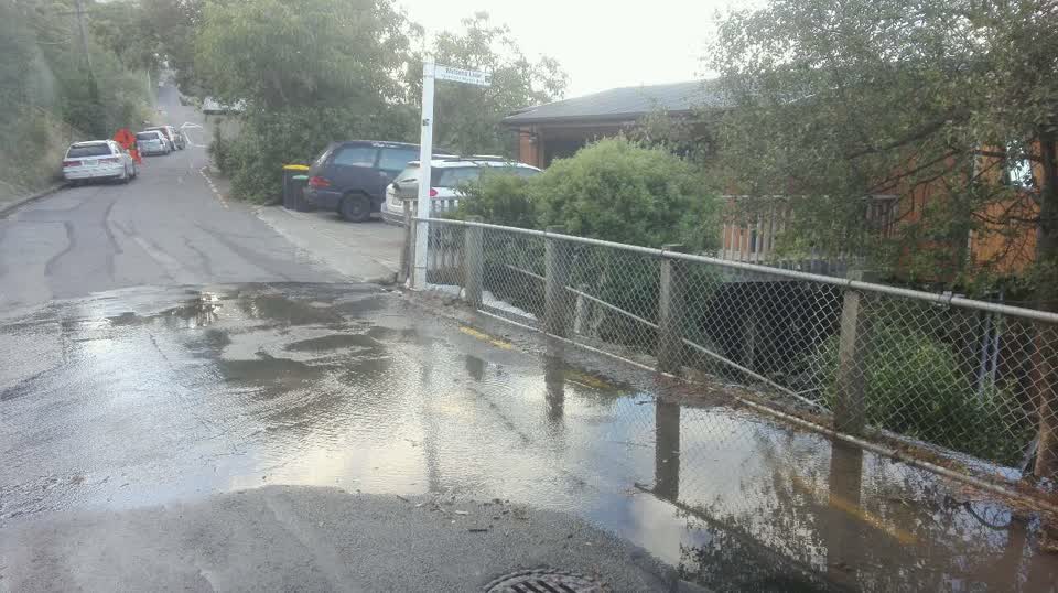 The photograph attached to this water supply report