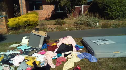Rubbish/Recycling, a report photo