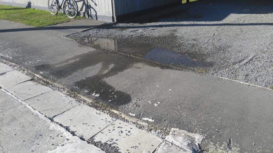 The photograph attached to this water supply report
