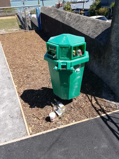 Rubbish/Recycling, a report photo