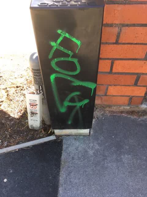 Graffiti, a report photo