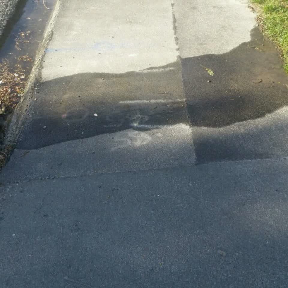 The photograph attached to this water supply report