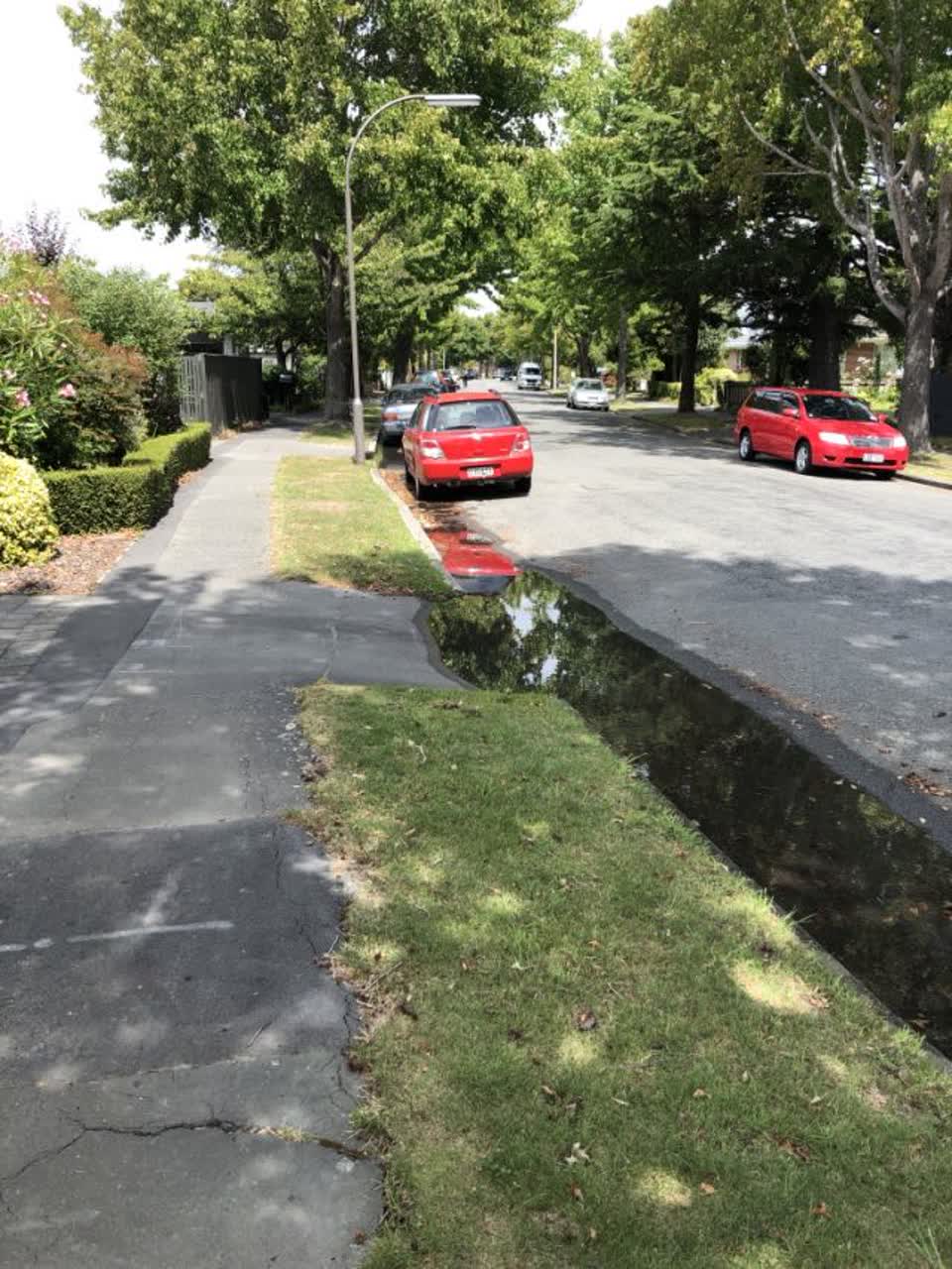 The photograph attached to this water supply report