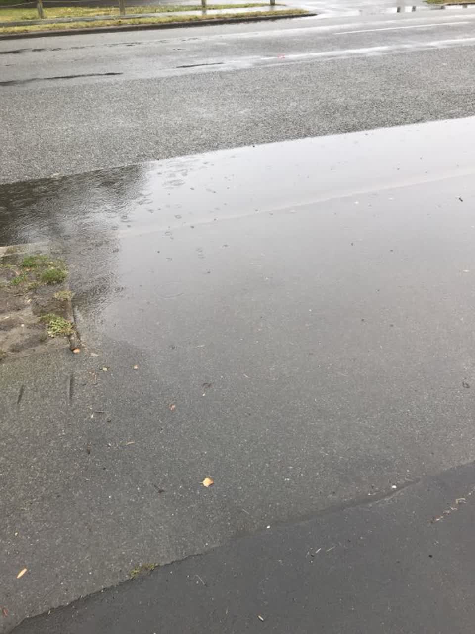 The photograph attached to this wastewater/stormwater report