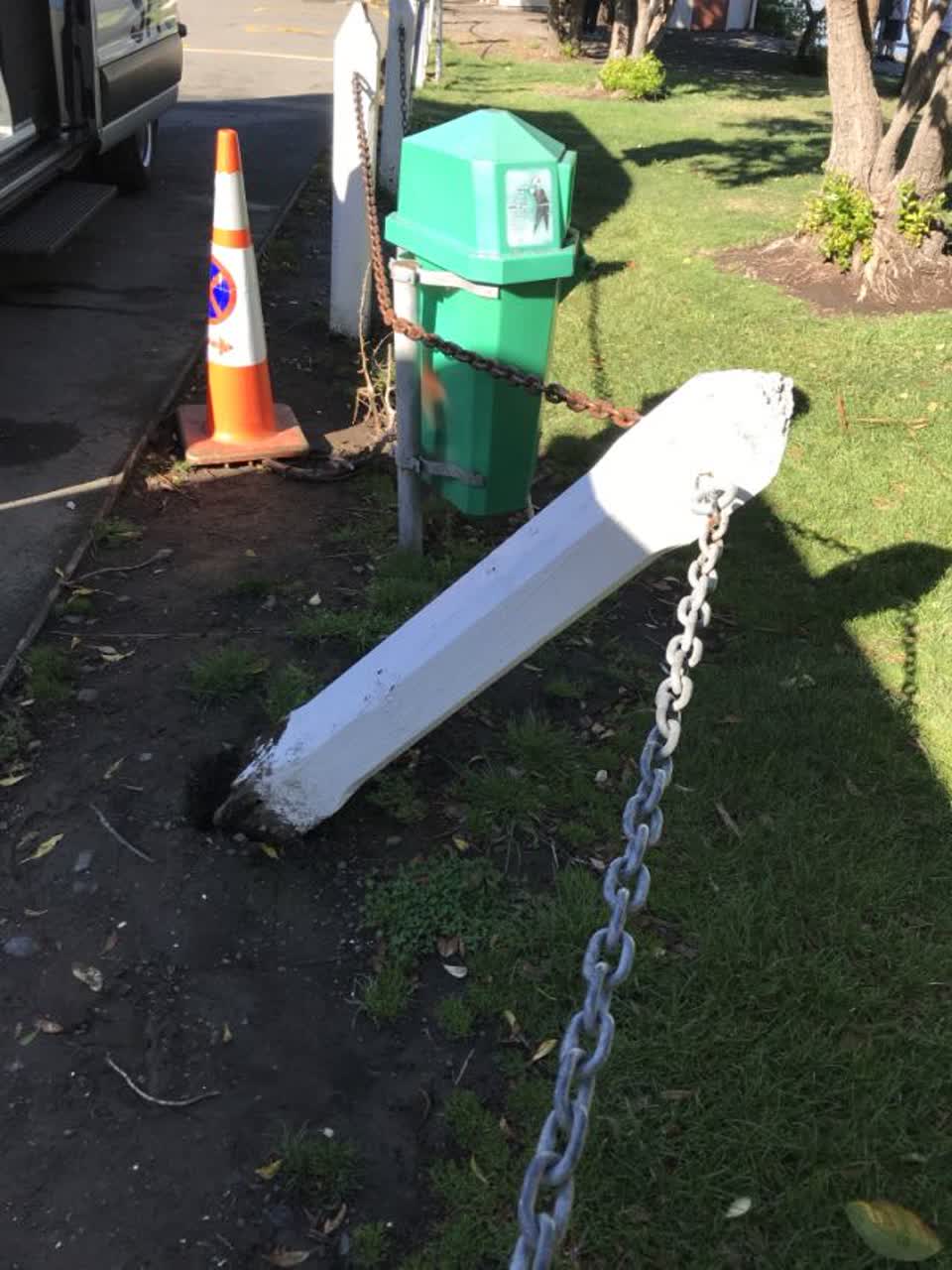 The photograph attached to this parks report