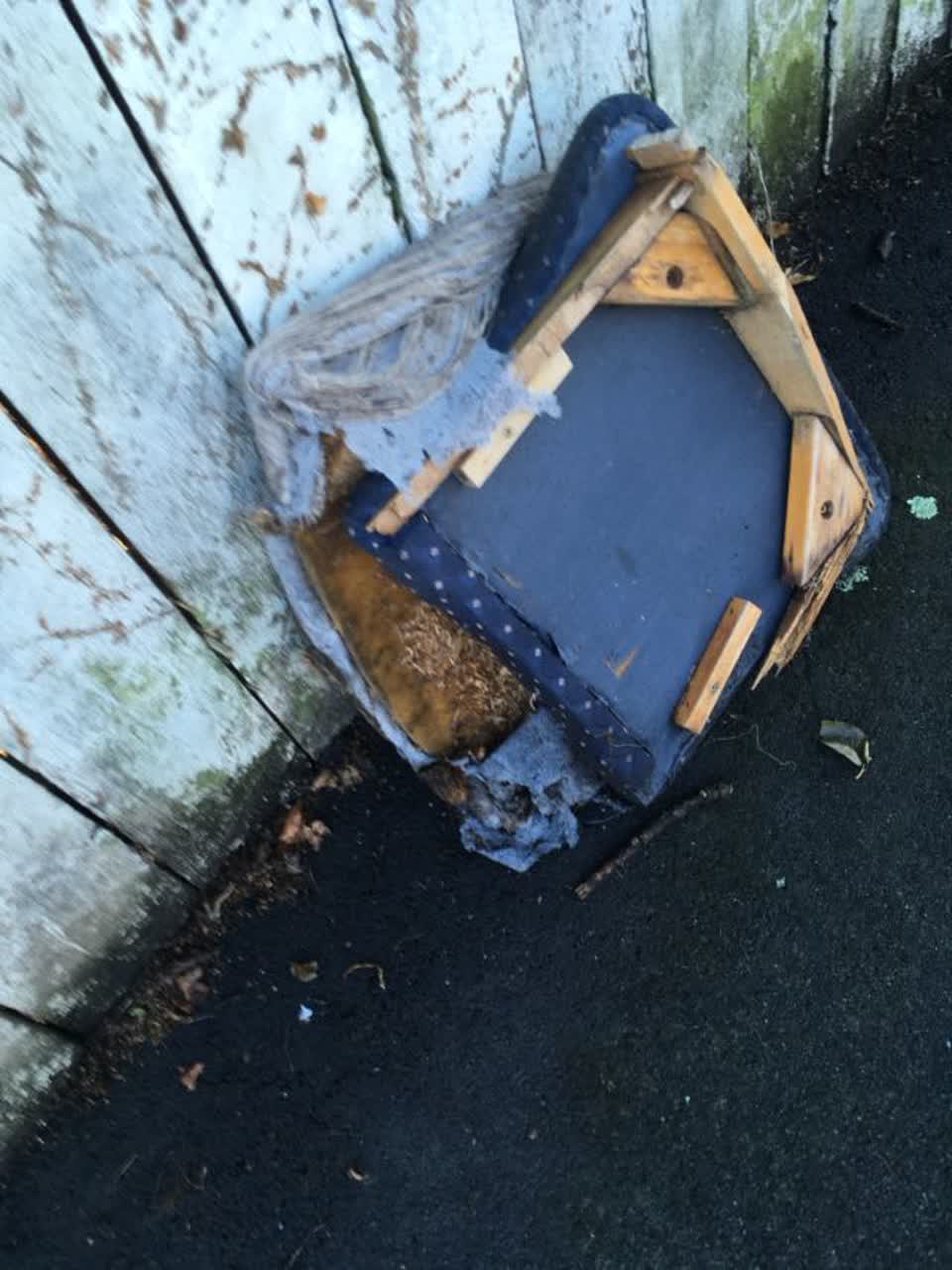 The photograph attached to this rubbish/recycling report