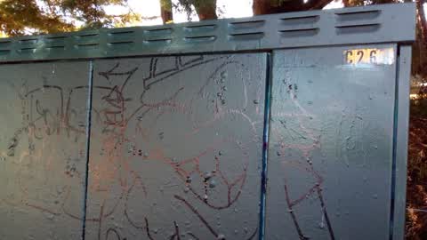 Graffiti, a report photo