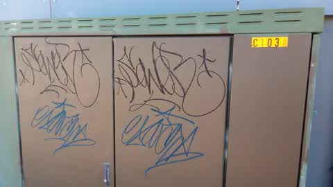 Graffiti, a report photo