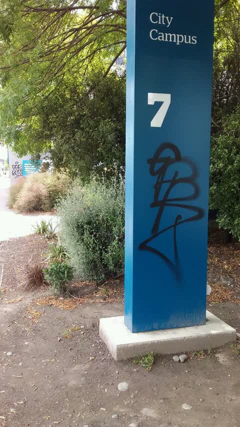 Graffiti, a report photo