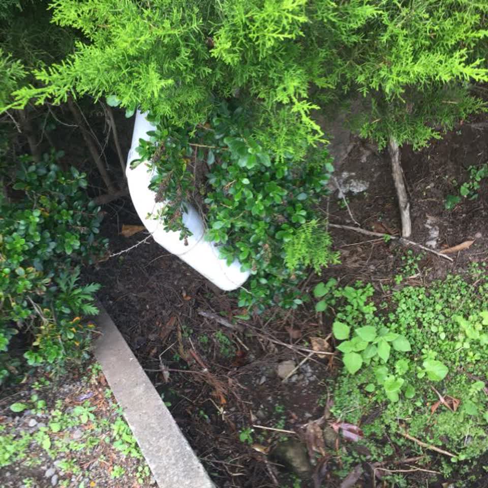 The photograph attached to this wastewater/stormwater report