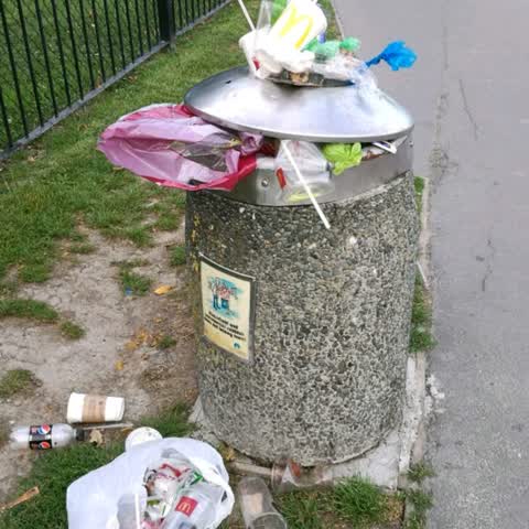 Rubbish/Recycling, a report photo