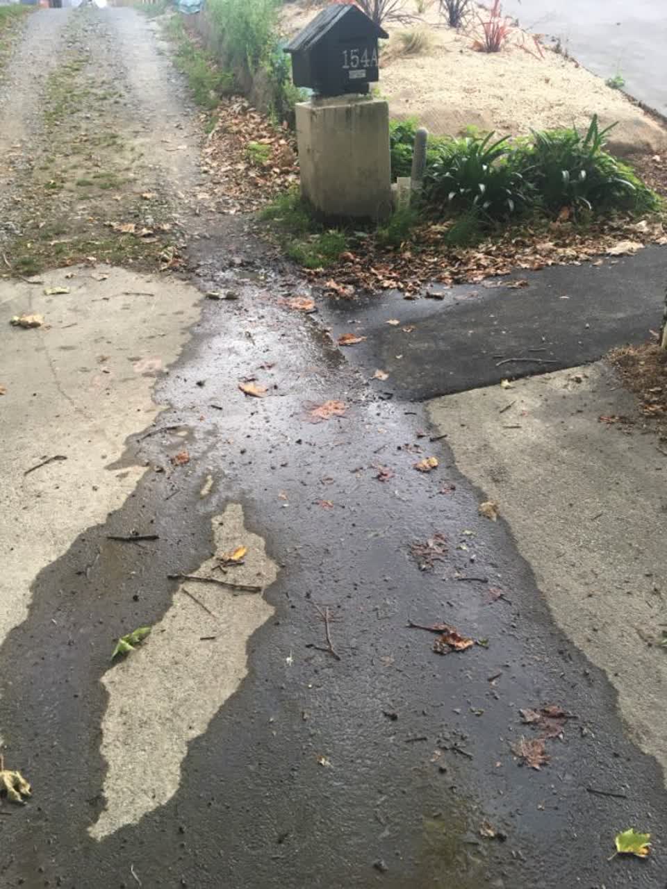The photograph attached to this water supply report