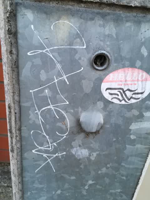 Graffiti, a report photo