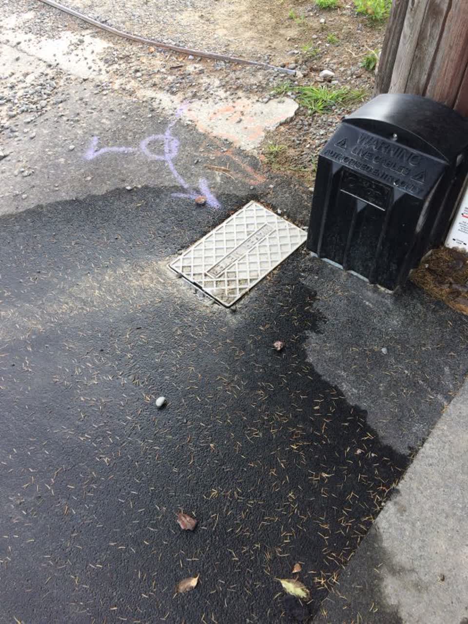 The photograph attached to this water supply report