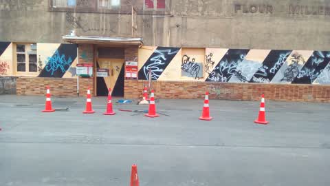 Graffiti, a report photo