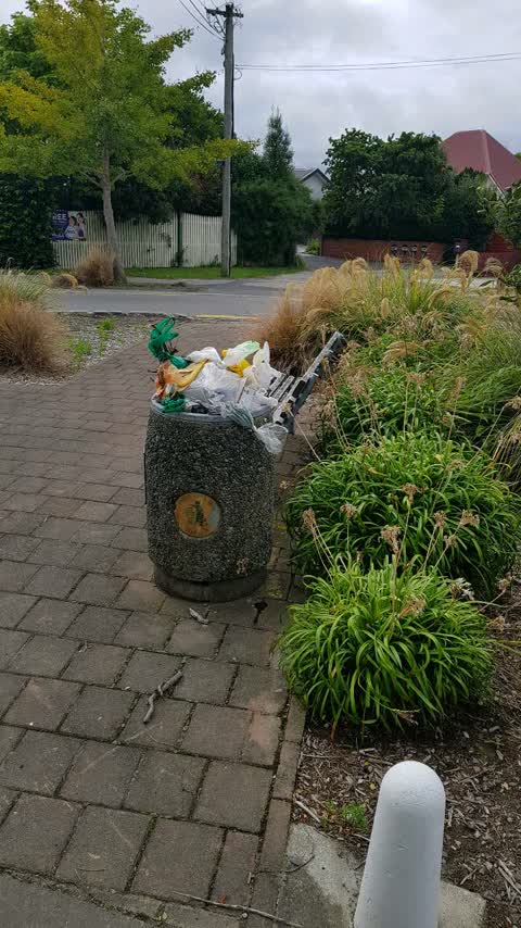 Rubbish/Recycling, a report photo
