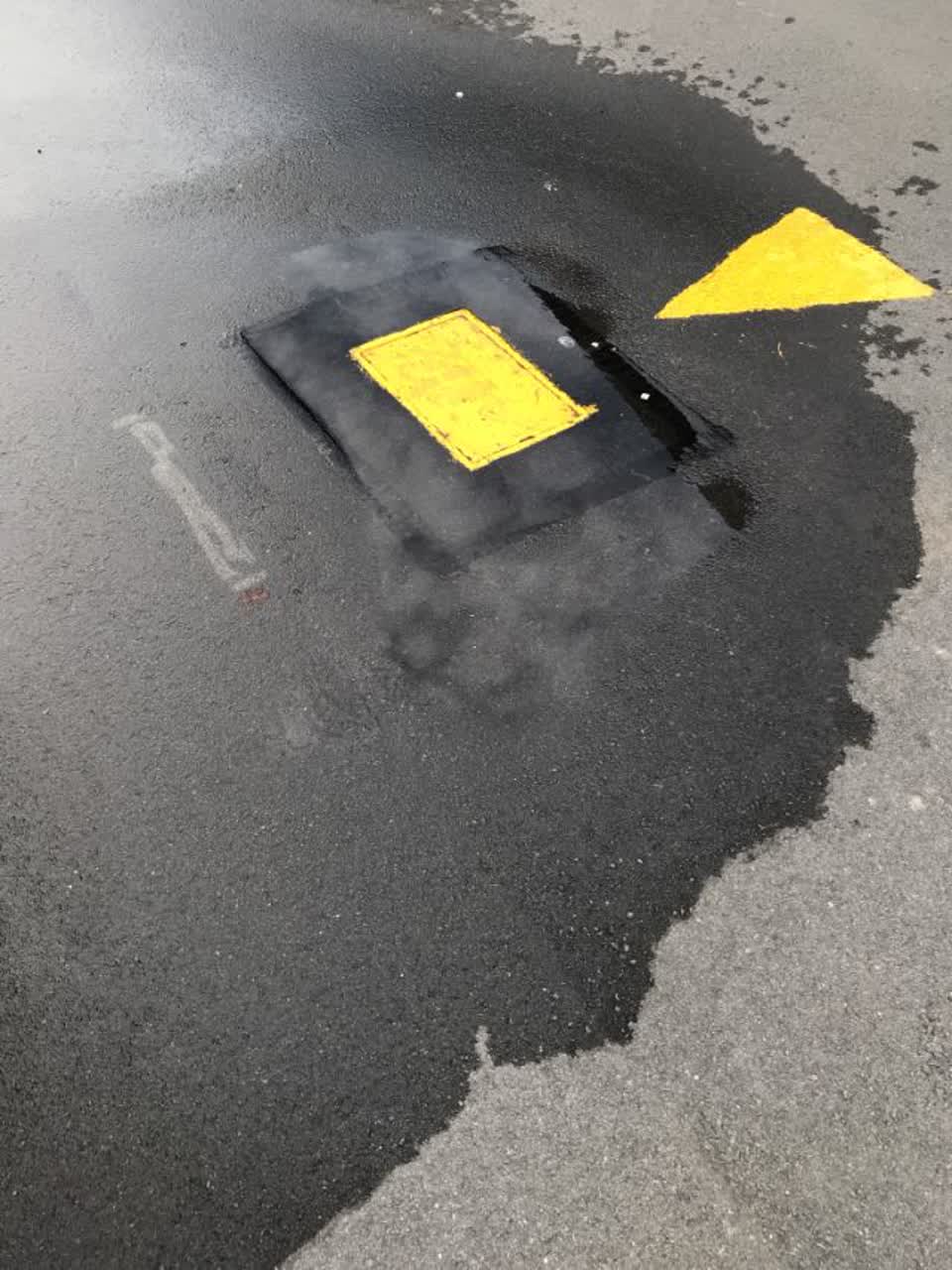 The photograph attached to this water supply report