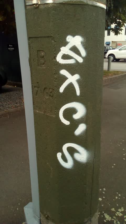 Graffiti, a report photo