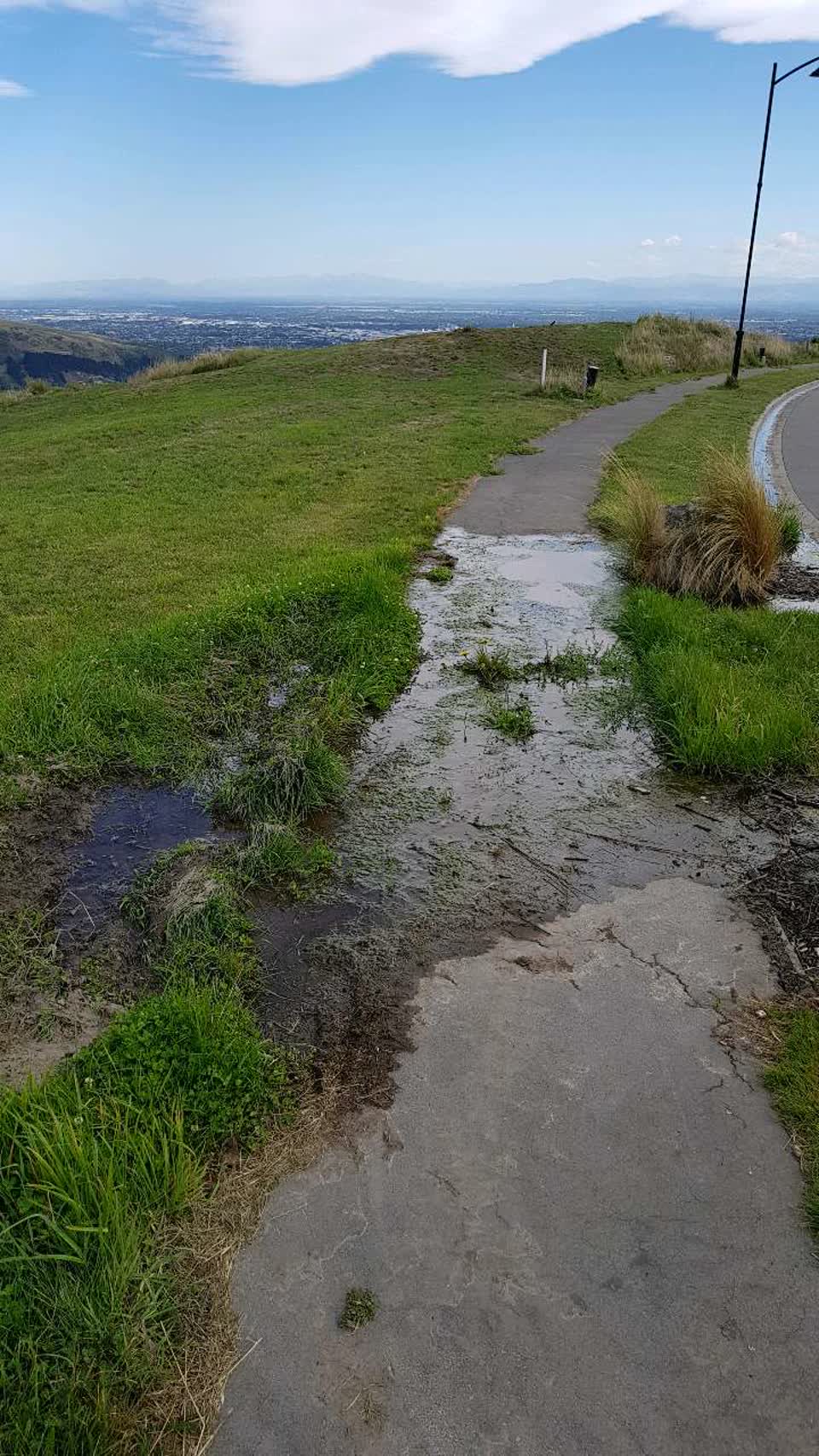 The photograph attached to this water supply report