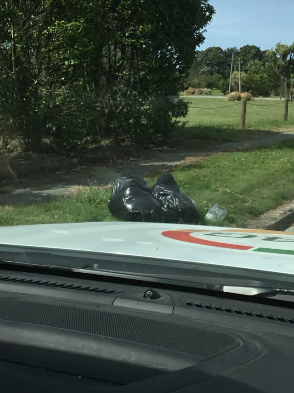 The photograph attached to this rubbish/recycling report