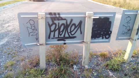 Graffiti, a report photo