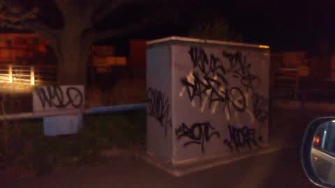 Graffiti, a report photo
