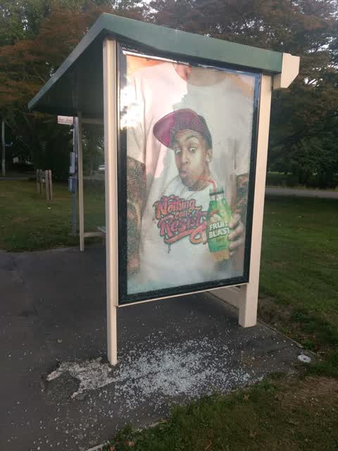 Graffiti, a report photo