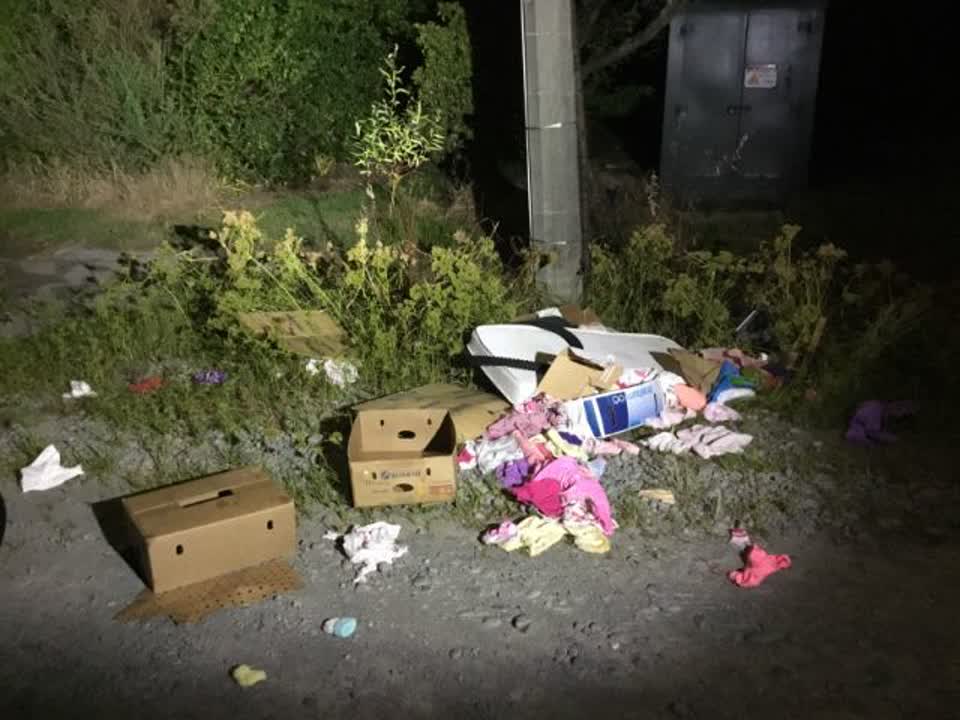 The photograph attached to this rubbish/recycling report