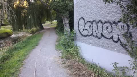 Graffiti, a report photo