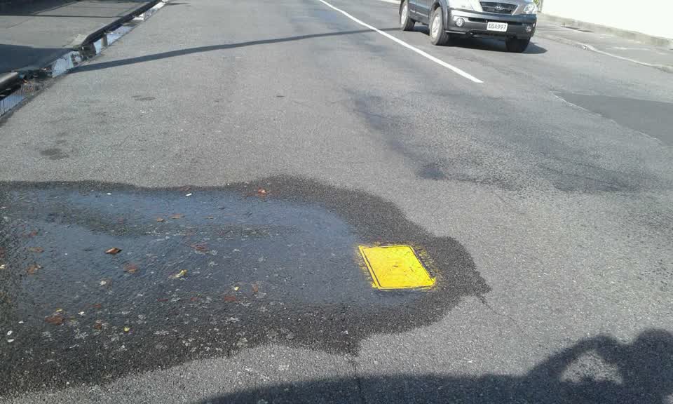 The photograph attached to this wastewater/stormwater report