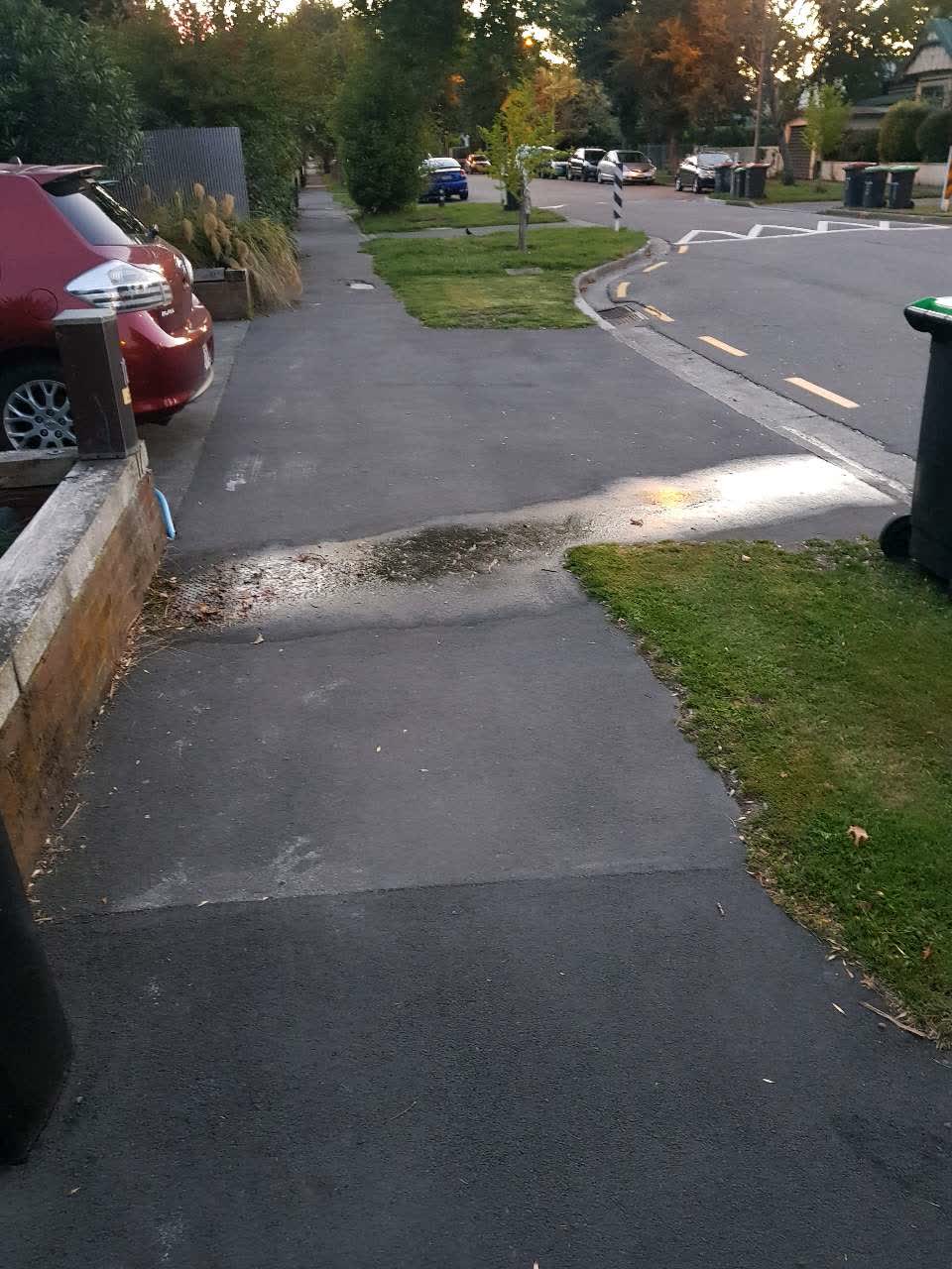 The photograph attached to this water supply report