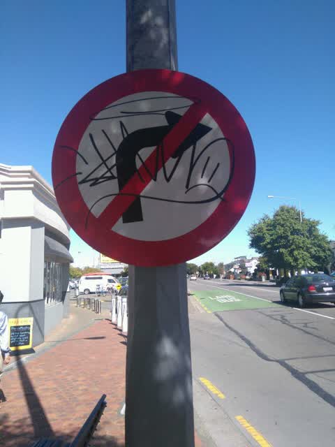 Graffiti, a report photo