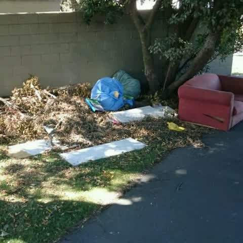 Rubbish/Recycling, a report photo