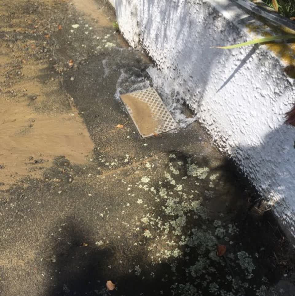 The photograph attached to this water supply report