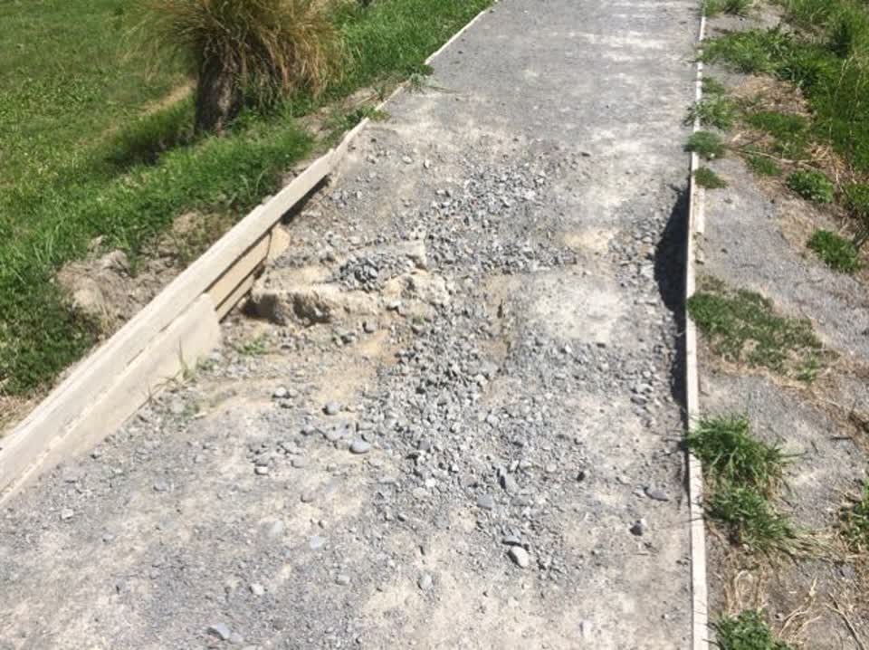 The photograph attached to this parks report