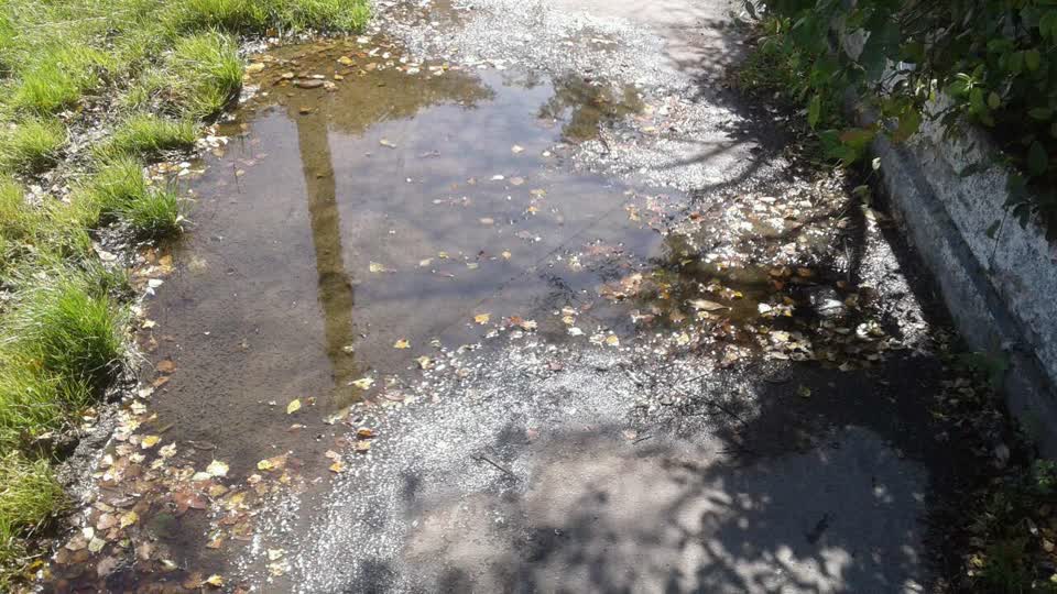 The photograph attached to this water supply report