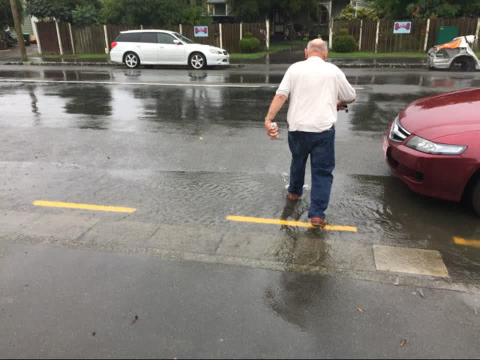 The photograph attached to this wastewater/stormwater report