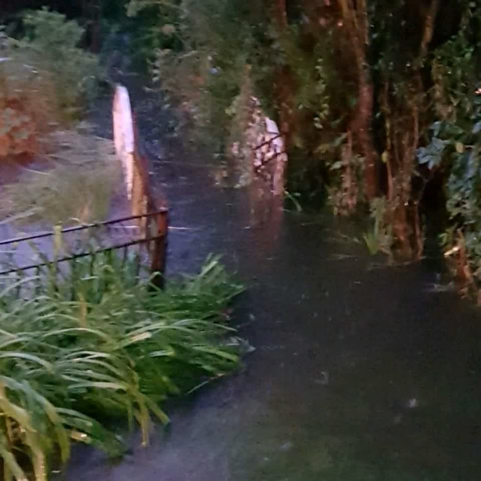 The photograph attached to this flooding report