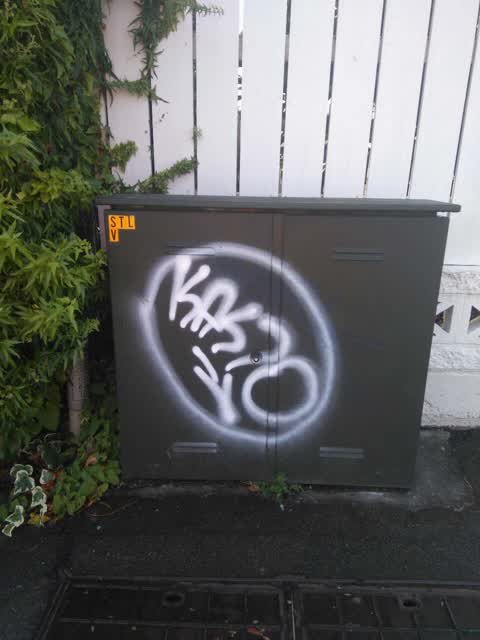 Graffiti, a report photo