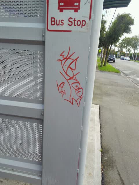 Graffiti, a report photo